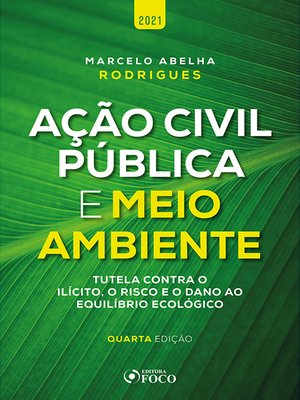 cover image of Ação civil pública e meio ambiente